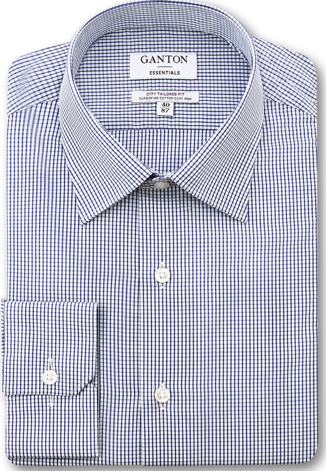 Ganton Shirts Essentials Sleeve Length Choice in Business Shirts.