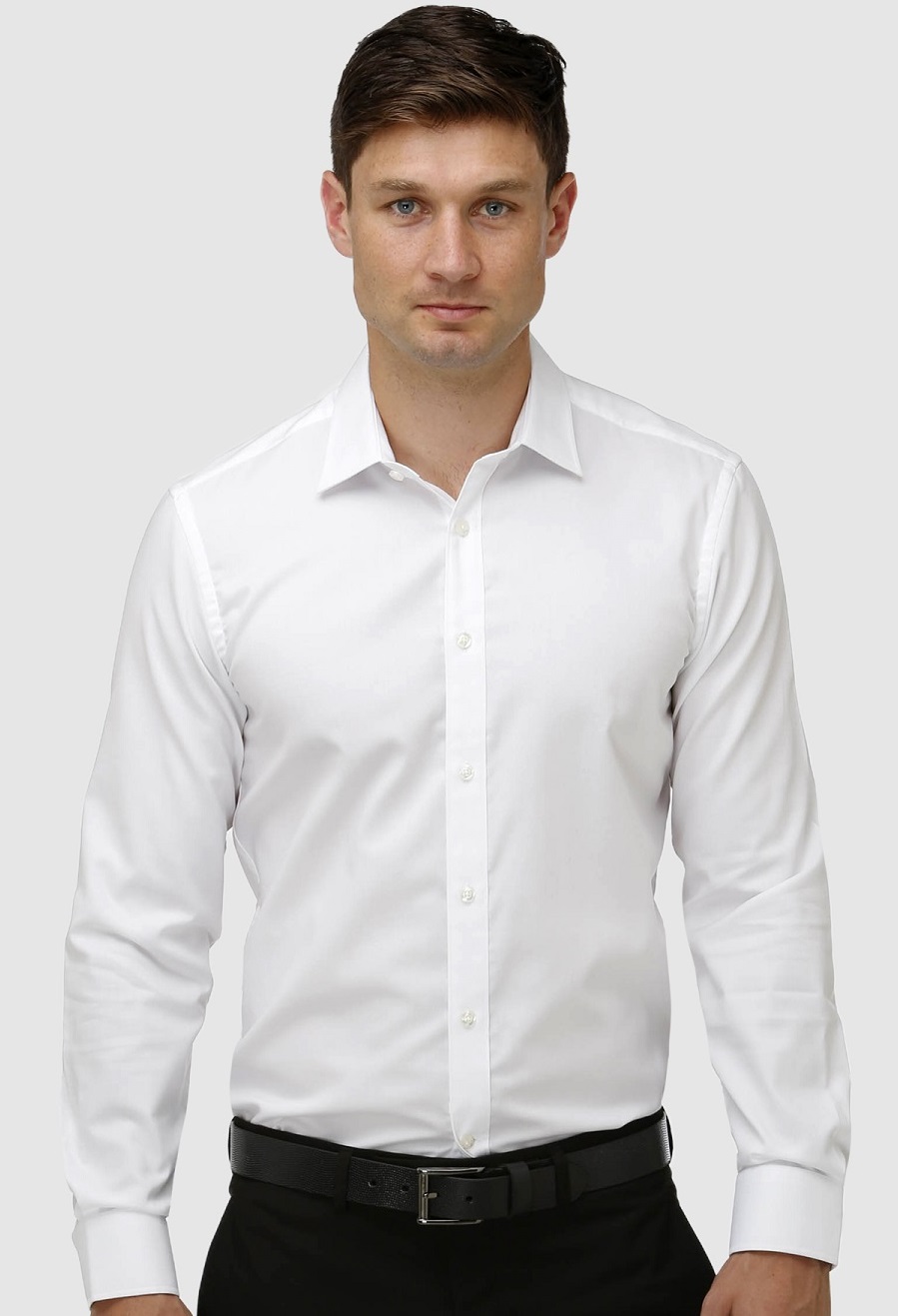Plain White Shirt | Brooksfield Slim Fit Shirts | Save up to 25%