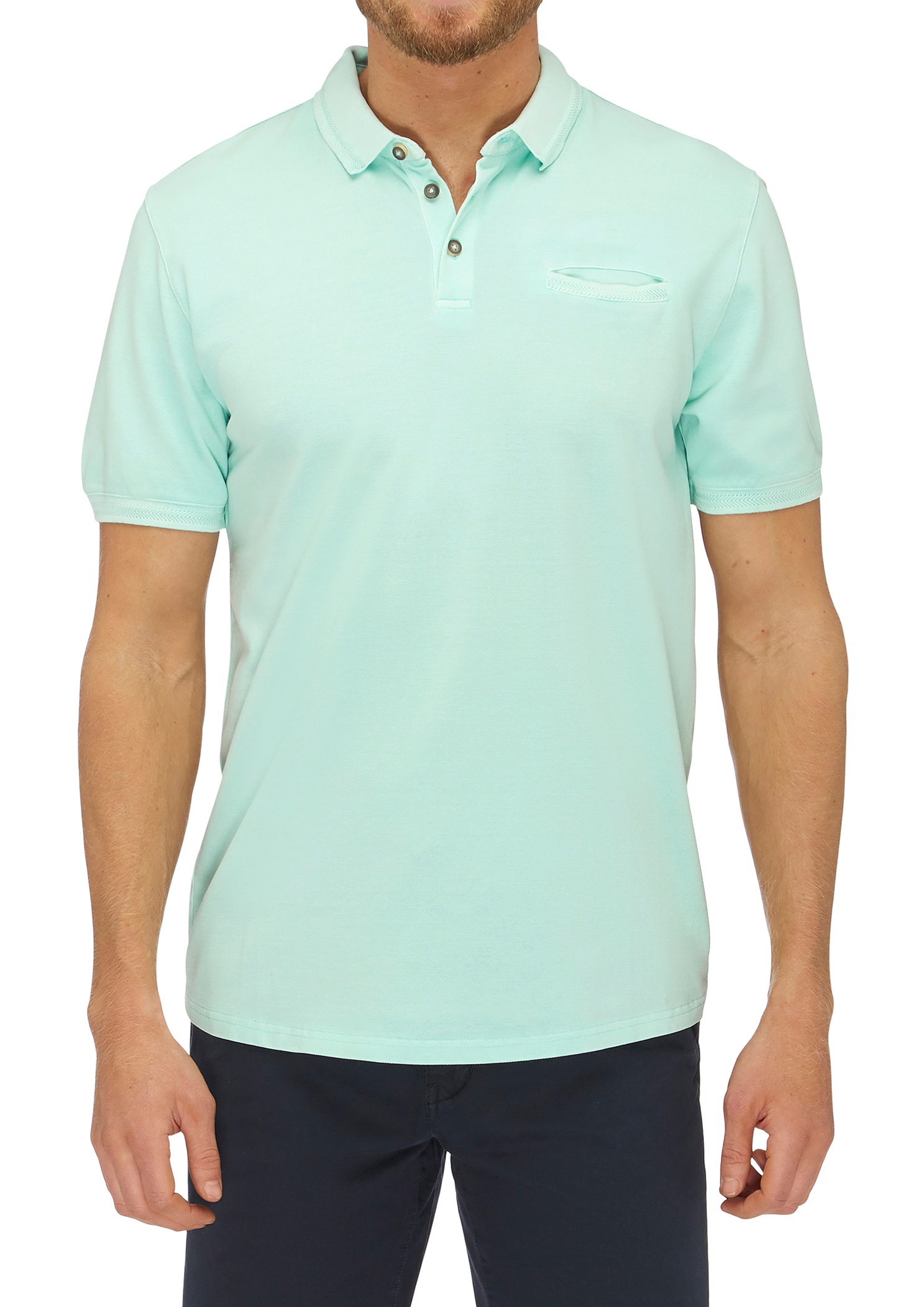 City Club Mens Polo Garment Dyed Pique Stretch Polo Buy Online